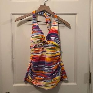 Chaps Halter Tankini Top